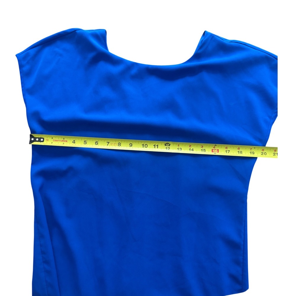 Kut From The Kloth Royal Blue Short Sleeve Shift Dress Style KD19202 Size‎ 6 - Picture 7 of 8